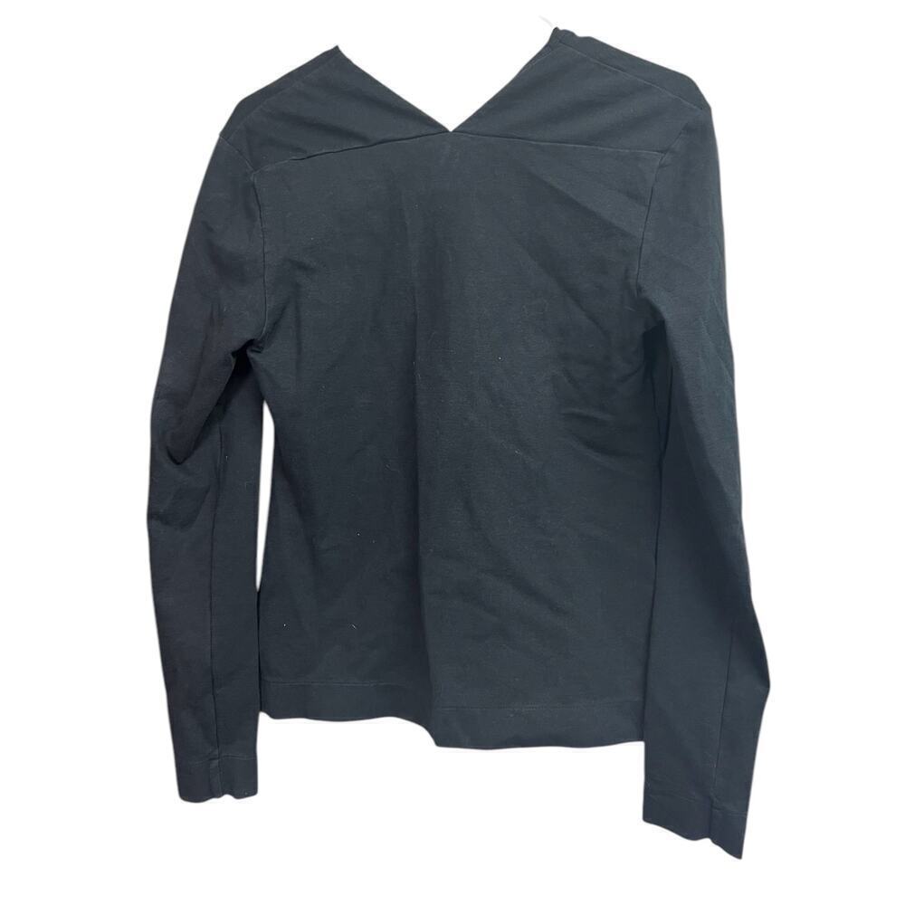 Kate Spade Saturday Black V-Neck Women's Top Medium - Picture 8 of 8